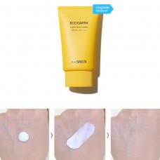 Легкий увлажняющий солнцезащитный крем для лица The Saem Eco Earth Light Sun Cream SPF50+ PA++++