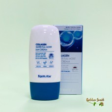 Увлажняющий солнцезащитный крем с коллагеном FarmStay Collagen Water Full Moist Sun Cream SPF50+ PA++++