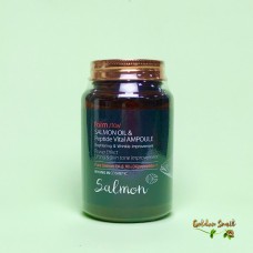 Многофункциональная ампульная сыворотка с лососевым маслом и пептидами FarmStay Salmon Oil and Peptide Vital Ampoule 250 мл