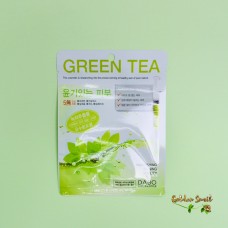 Тканевая маска для лица с экстрактом зеленого чая Dabo Green tea Mask