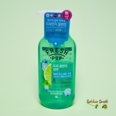 Глубокоочищающий шампунь на основе цитрусовых и мяты Fresh Pop Green Blue Mojito Shampoo