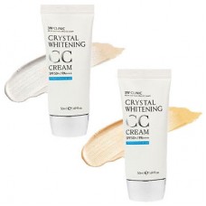 Отбеливающий тональный СС крем 3W Clinic Crystal Whitening CC Cream SPF50+ / PA+++