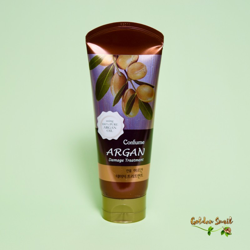 Маска для волос с аргановым маслом welcos confume argan gold treatment