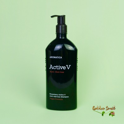 Бессульфатный шампунь против выпадения волос с розмарином Aromatica Rosemary Active V Anti-Hair Loss Shampoo 400 мл