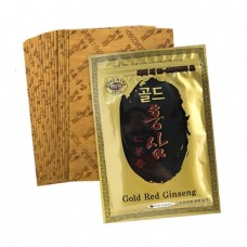 Лечебные пластыри на основе экстракта золотого красного женьшеня Greenon Gold Red Ginseng Pad