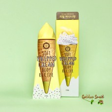 Крем для тела с ароматом спелого банана Angellooka Soft Whipped Cream Body Recipe Banana Scent 150 гр