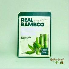 Тканевая маска с экстрактом бамбука FarmStay Real Bamboo Essence Mask