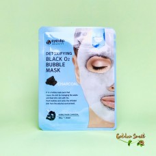 Очищающая пузырьковая маска для лица с углем Eyenlip Detoxifying Black O2 Bubble Mask Charcoal