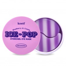 Гидрогелевые патчи для глаз с голубикой Koelf Blueberry & Cream Ice-Pop Hydrogel Eye Mask