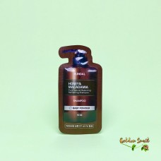 Бессульфатный шампунь для волос с ароматом иланг-иланг Kundal Honey & Macadamia Refreshing Shampoo Ylang Ylang 10 мл