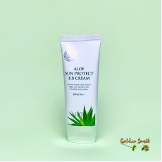 Многофункциональный ВВ крем с экстрактом алоэ Jigott Aloe Sun Protect BB Cream SPF41 PA++