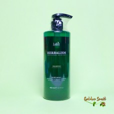 Бессульфатный шампунь с растительным комплексом Lador Herbalism Shampoo 400 мл