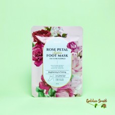 Маска-носочки для ног с экстрактом розы Petitfee Koelf Rose Petal Satin Foot Mask