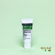 Тающий крем для лица с маслом семян зеленого чая Derma Factory Green Tea Seed Oil 20% Cream 30 мл