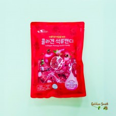 Карамель леденцовая с Коллагеном и соком граната Ilkwang Collagen Pomegranate Candy 250 гр