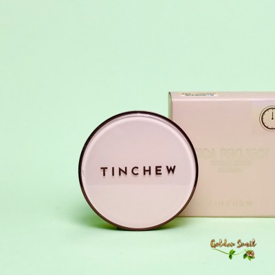 Маскирующий кушон с центеллой + рефилл Tinchew Cica Project Double Cover Cushion