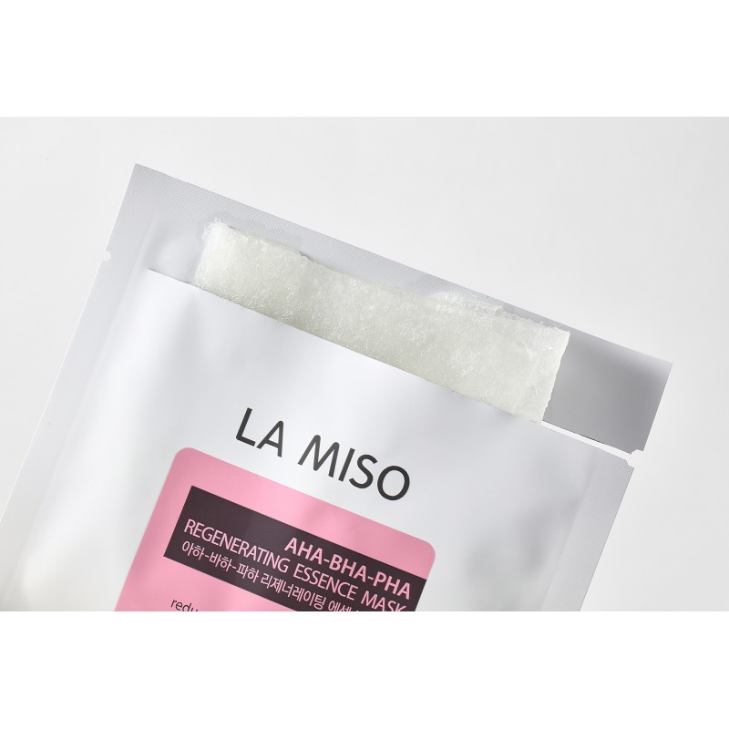 Маска с aha кислотами. La Miso ампульная обновляющая маска с кислотами.