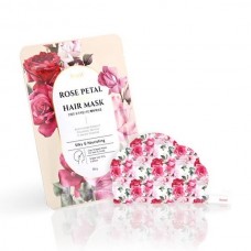 Маска-шапочка с экстрактом розы Petitfee Koelf Rose Petal Satin Hair Mask