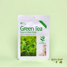 Тканевая маска с экстрактом зеленного чая La Miso Green Tea Essence Mask Sheet