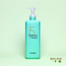 Глубокоочищающий шампунь с пробиотиками Masil 5 Probiotics Scalp Scaling Shampoo 500 мл