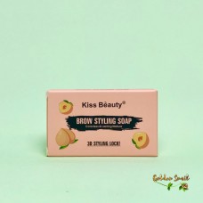 Фиксирующее мыло для укладки бровей с экстрактом персика Kiss Beauty 10 гр