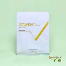 Тканевая маска для яркости кожи JNN-II Vita Bright Clinic Daily Mask Pack