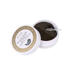 Гидрогелевые патчи с чёрным жемчугом и колоидным золотом Petitfee Black Pearl & Gold hydrogel eye patch