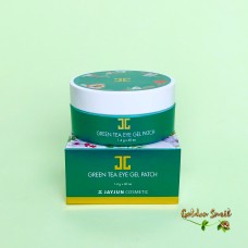 Гидрогелевые патчи с лепестками зелёного чая Jayjun Green Tea Eye Gel Patch