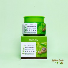 Увлажняющий крем для лица с муцином улитки FarmStay Snail Visible Difference Moisture Cream 100 мл