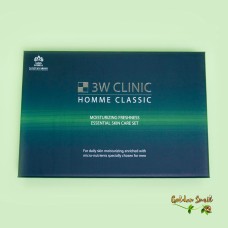 Освежающий набор для мужчин 3W Clinic Homme Classic Moisturizing Freshness Essential Skin Care Set