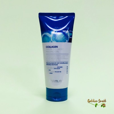 Пилинг-скатка с гидролизованным коллагеном FarmStay Collagen Water Full Moist Peeling Gel 180 мл