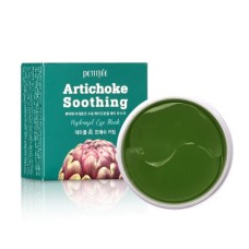 Противоотёчные гидрогелевые патчи с артишоком Petitfee Artichoke Soothing Hydrogel Eye Mask