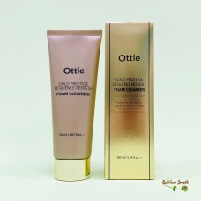 Увлажняющая пенка для упругости кожи Ottie Gold Prestige Resilience Refresh Foam Cleanser 150 мл