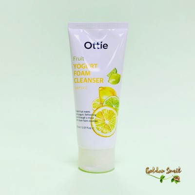 Йогуртовая пенка с экстрактом лимона Ottie Fruits Yogurt Foam Cleanser Lemon 150 мл