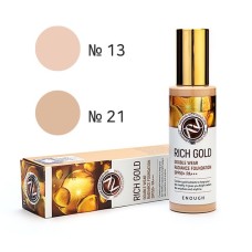 Тональная основа с золотом Enough Rich Gold Double Wear Radiance Foundation SPF50 PA+++