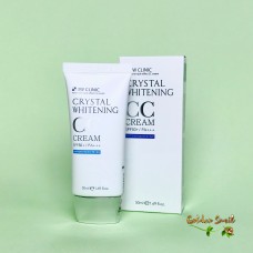 Отбеливающий тональный СС крем 3W Clinic Crystal Whitening CC Cream SPF50+ / PA+++