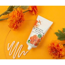 Крем для рук с экстрактом гибискуса Jigott Secret Garden Hibiscus Hand Cream 100 мл