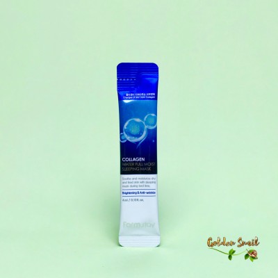 Ночная увлажняющая маска с коллагеном FarmStay Collagen Water Full Moist Sleeping Mask 4 мл