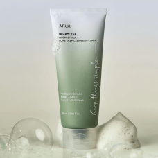 Пенка-скраб для очищения пор лица с кверцетинолом Anua Heartleaf Quercetinol Pore Deep Cleansing Foam 150 мл