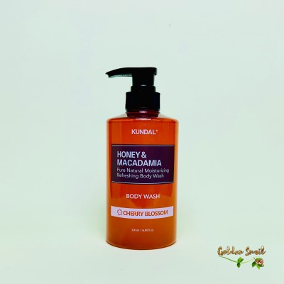Гель для душа с ароматом цветущая вишня Kundal Honey & Macadamia Body Wash Cherry Blossom 500 мл