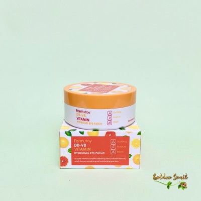 Гидрогелевые патчи с витаминным комплексом FarmStay Dr-V8 Vitamin Hydrogel Eye Patch 60 шт