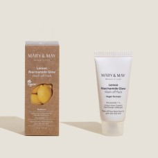 Осветляющая глиняная маска с лимоном и ниацинамидом Mary&May Lemon Niacinamide Glow Wash off Pack 30 мл