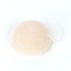 Очищающий спонж конняку Trimay White Konjac Sponge