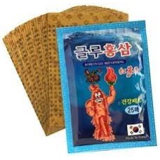 Лечебный пластырь с глюкозамином и красным женьшенем Greenon Korean Glu Red Ginseng