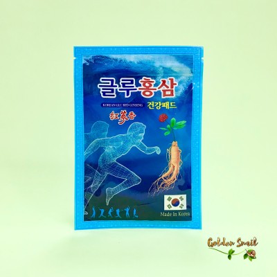 Лечебный пластырь с глюкозамином и красным женьшенем Greenon Korean Glu Red Ginseng