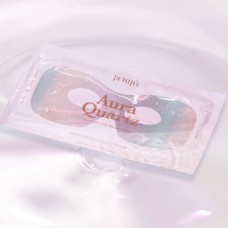 Увлажняющая маска-патчи против отеков Petitfee Aura Quartz Hydrogel Eye Zone Mask Iridescent Lavende