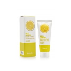 Пилинг-скатка с экстрактом лимона FarmStay Real Lemon Deep Clear Peeling Gel 100 мл