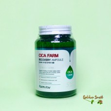 Многофункциональная ампульная сыворотка с центеллой азиатской FarmStay Cica Farm Recovery Ampoule 250 мл