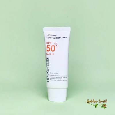 Выравнивающий солнцезащитный крем Seohwabi UV Shield Tone-Up Sun Cream SPF 50 PA++++