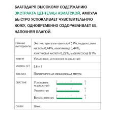 Увлажняющая сыворотка с экстрактом центеллы Derma Factory Cica 60.2% Ampoule 30 мл